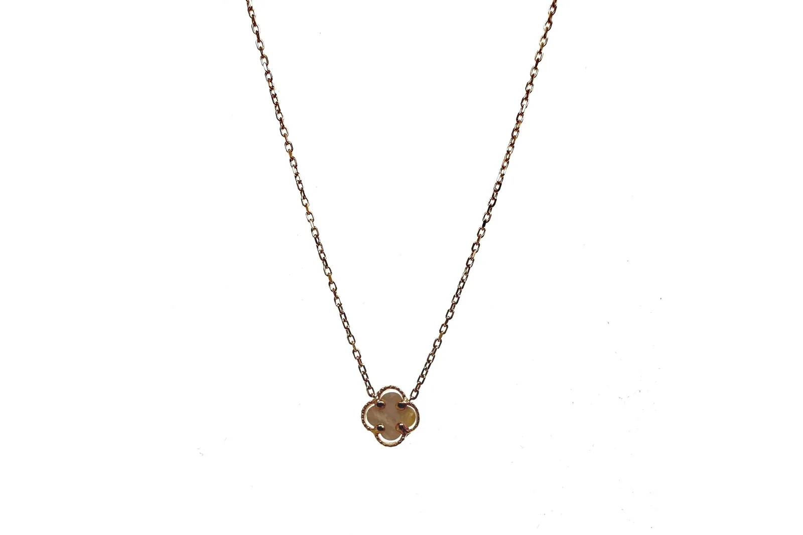 Gold chain with Shamrocks GR95018270