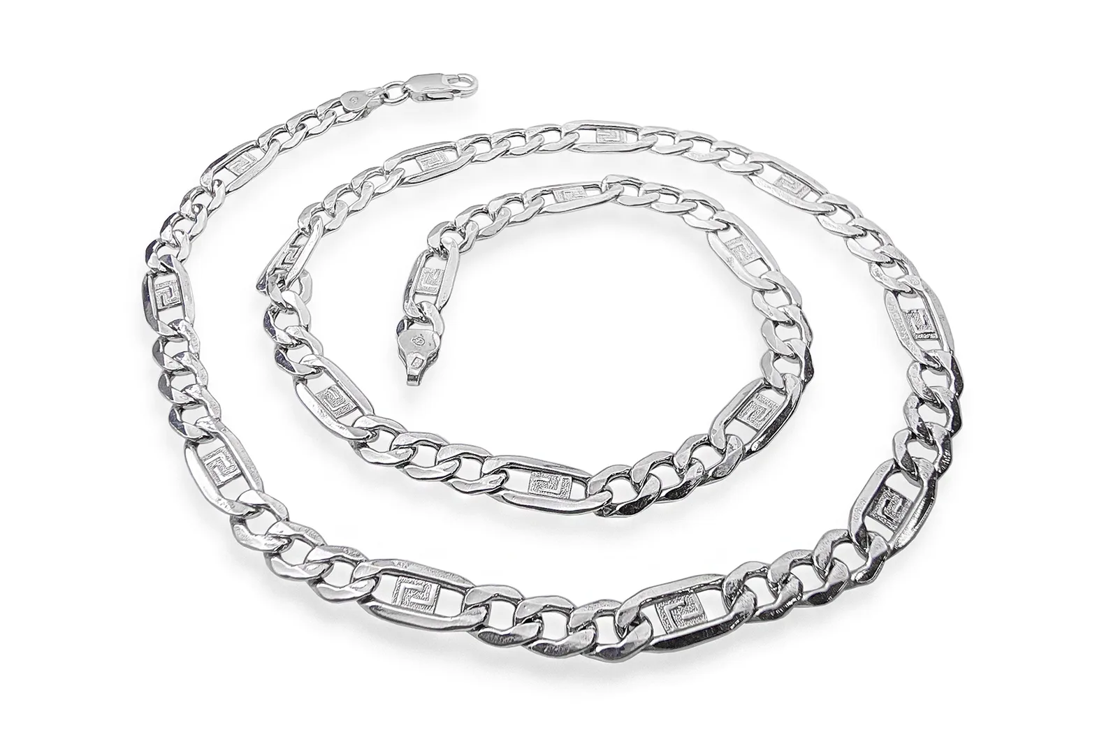 Rhodium Plated Silver Chain