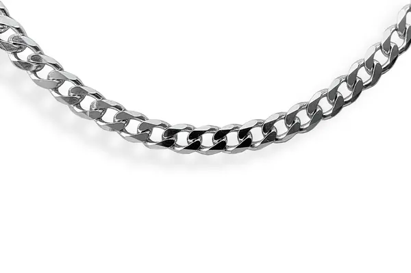 Rhodium plated silver chain