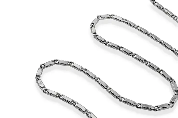 Rhodium plated silver chain