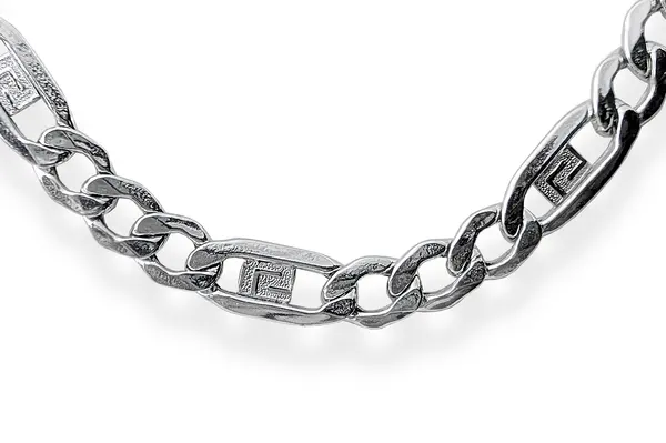 Rhodium plated silver chain