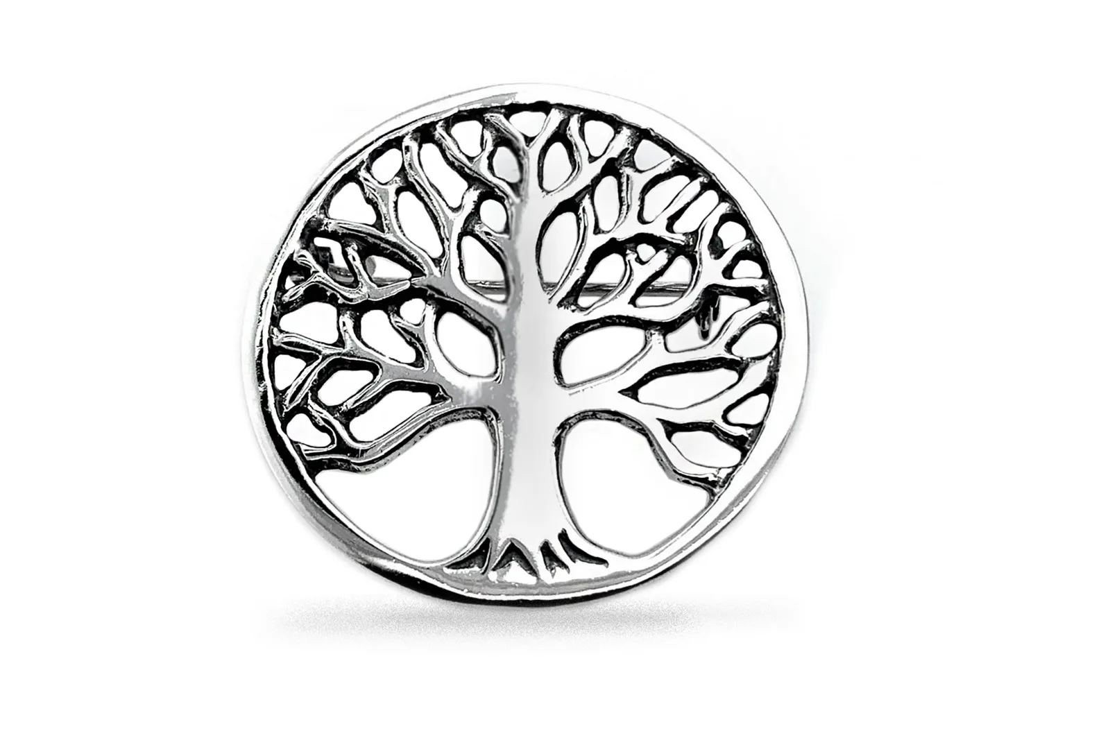 Tree Silver Brooch
