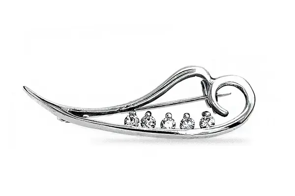 Brooch with Cubic Zirconia Sa316500260
