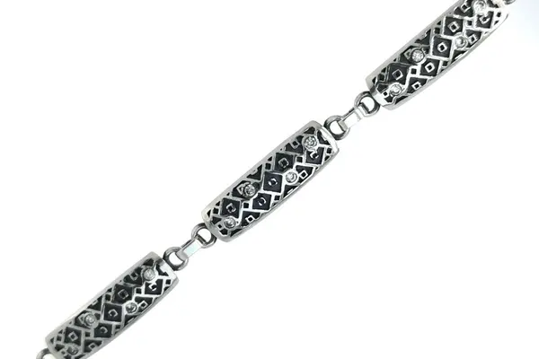 Silver bracelet with Swarovski crystal AP390401080