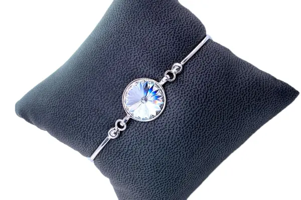 Silver bracelet with Swarovski crystal AP349400680