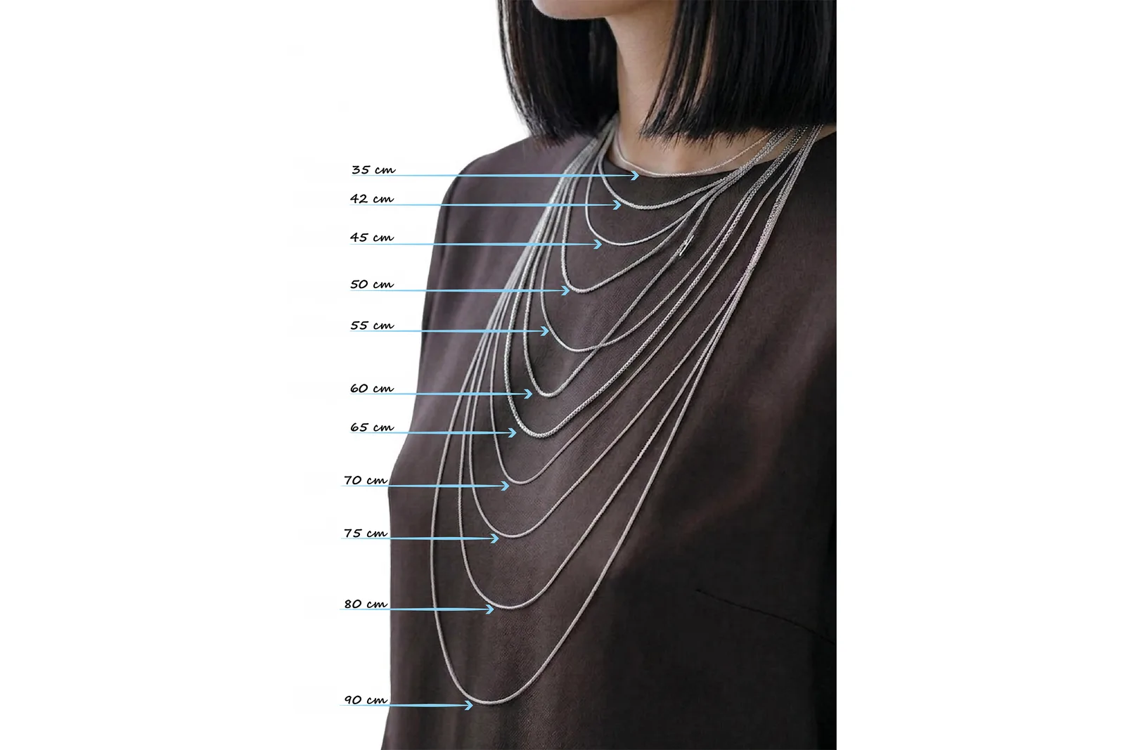 Silver Rhodium Plated Chain