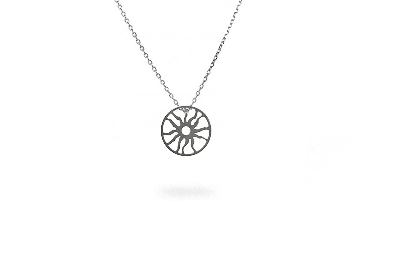 Silver chain "Sun' GR166074