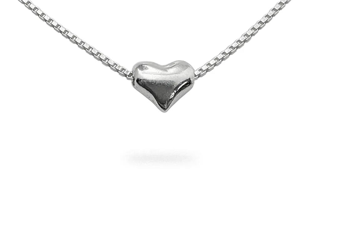 Silver chain with Heart