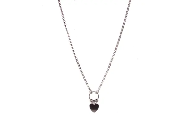 Silver chain with a heart GR5412470