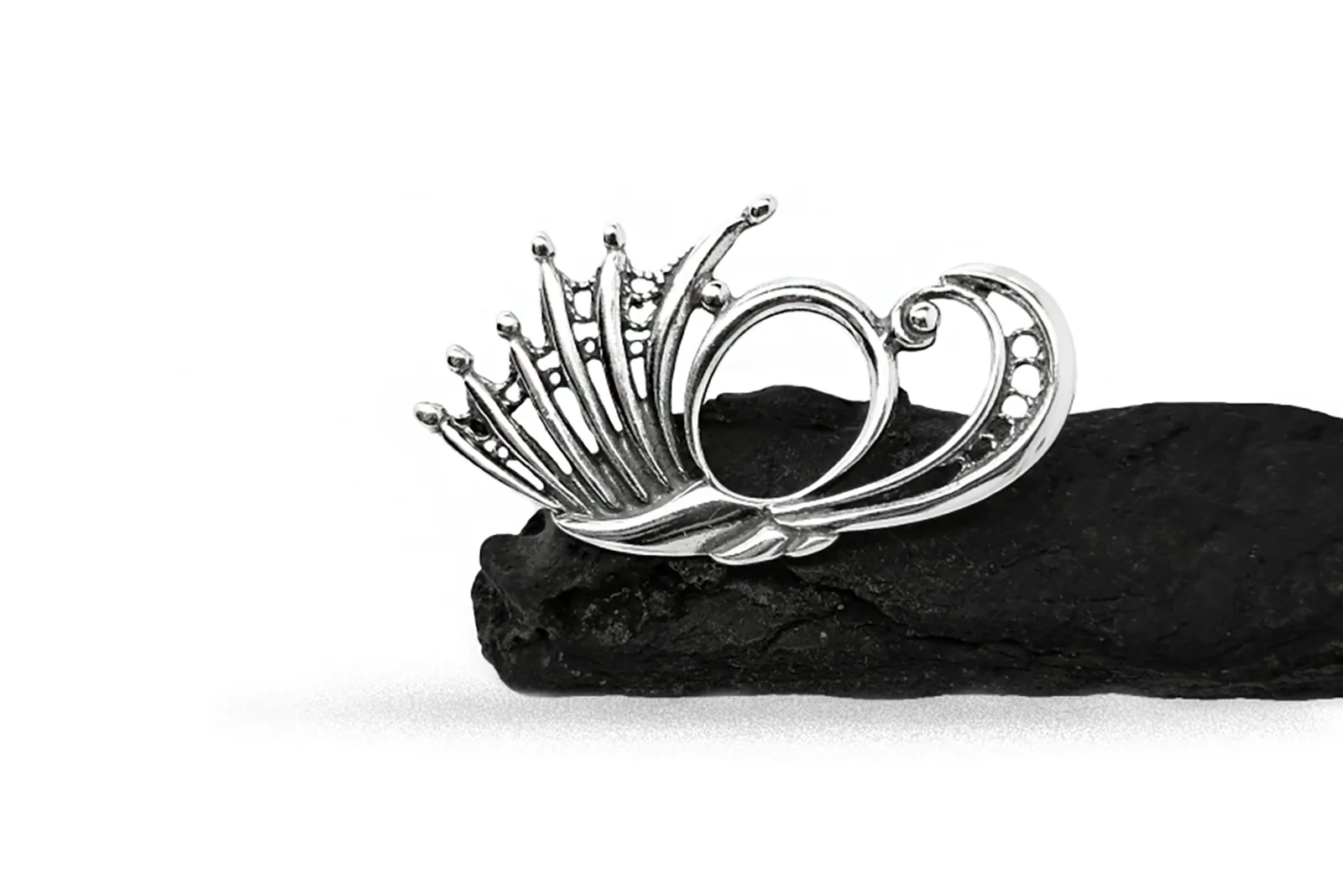 Silver brooch