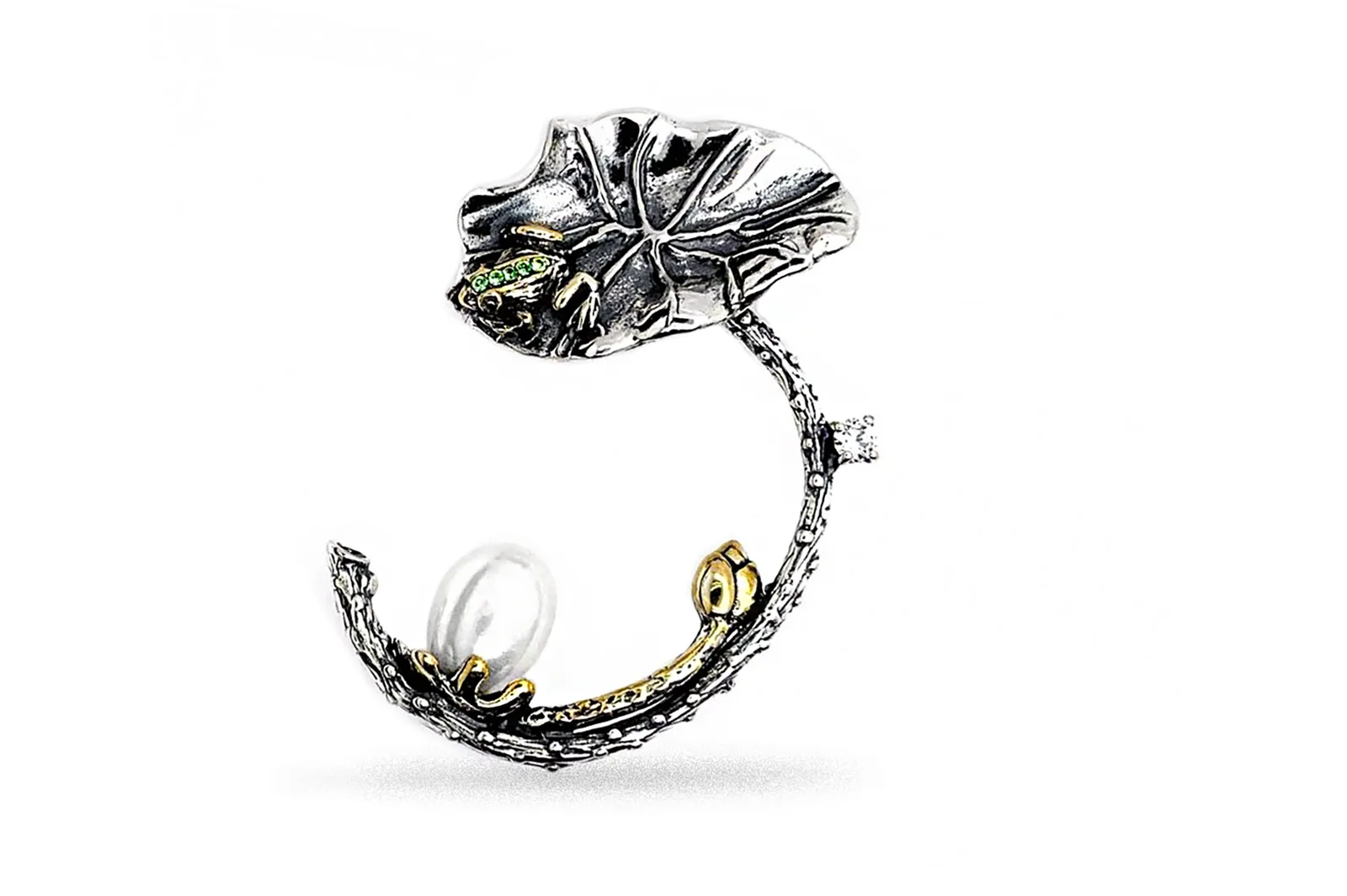 Silver brooch SA375501500