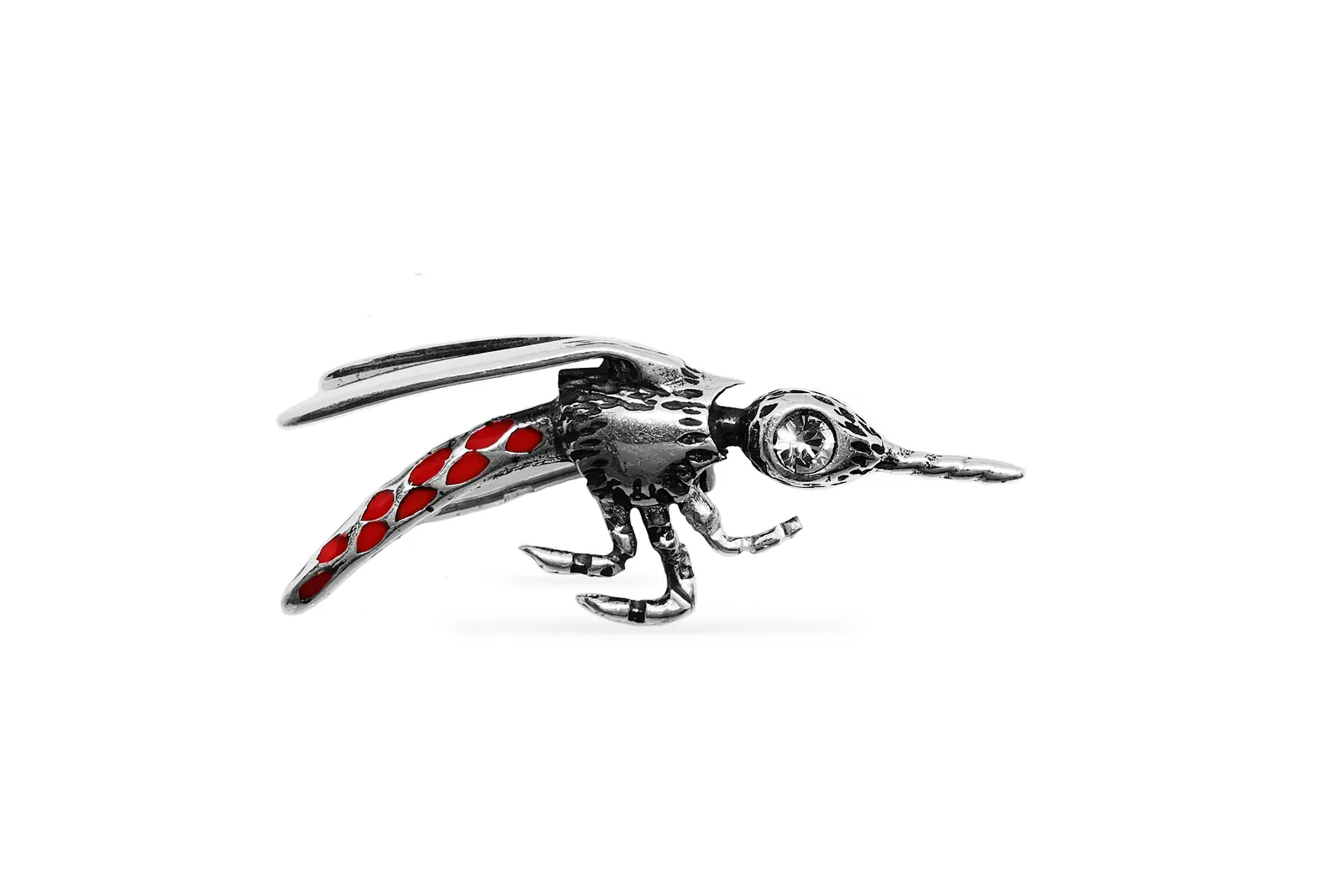 Silver brooch - Mosquito