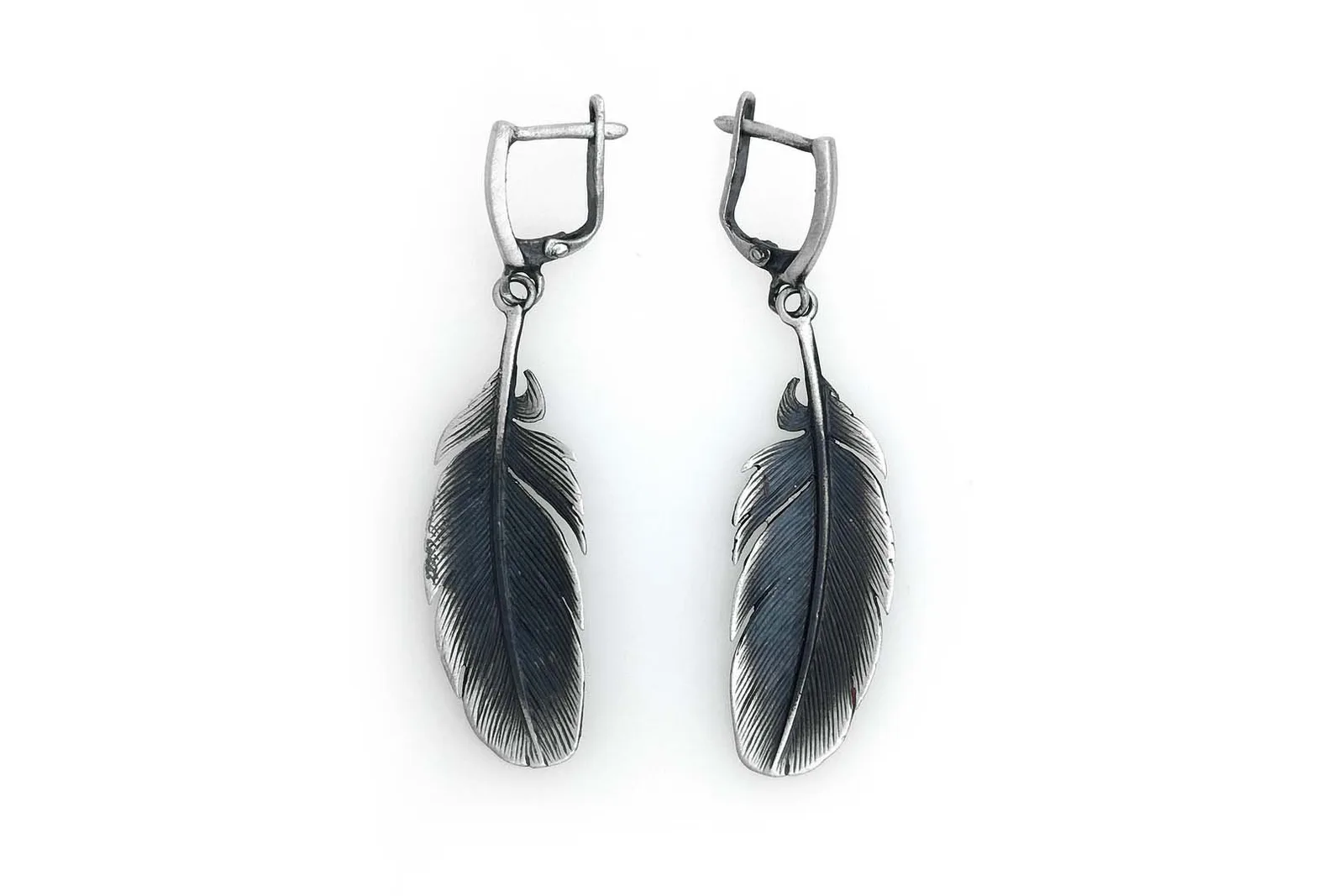 Silver Feather Earrings A3144400590
