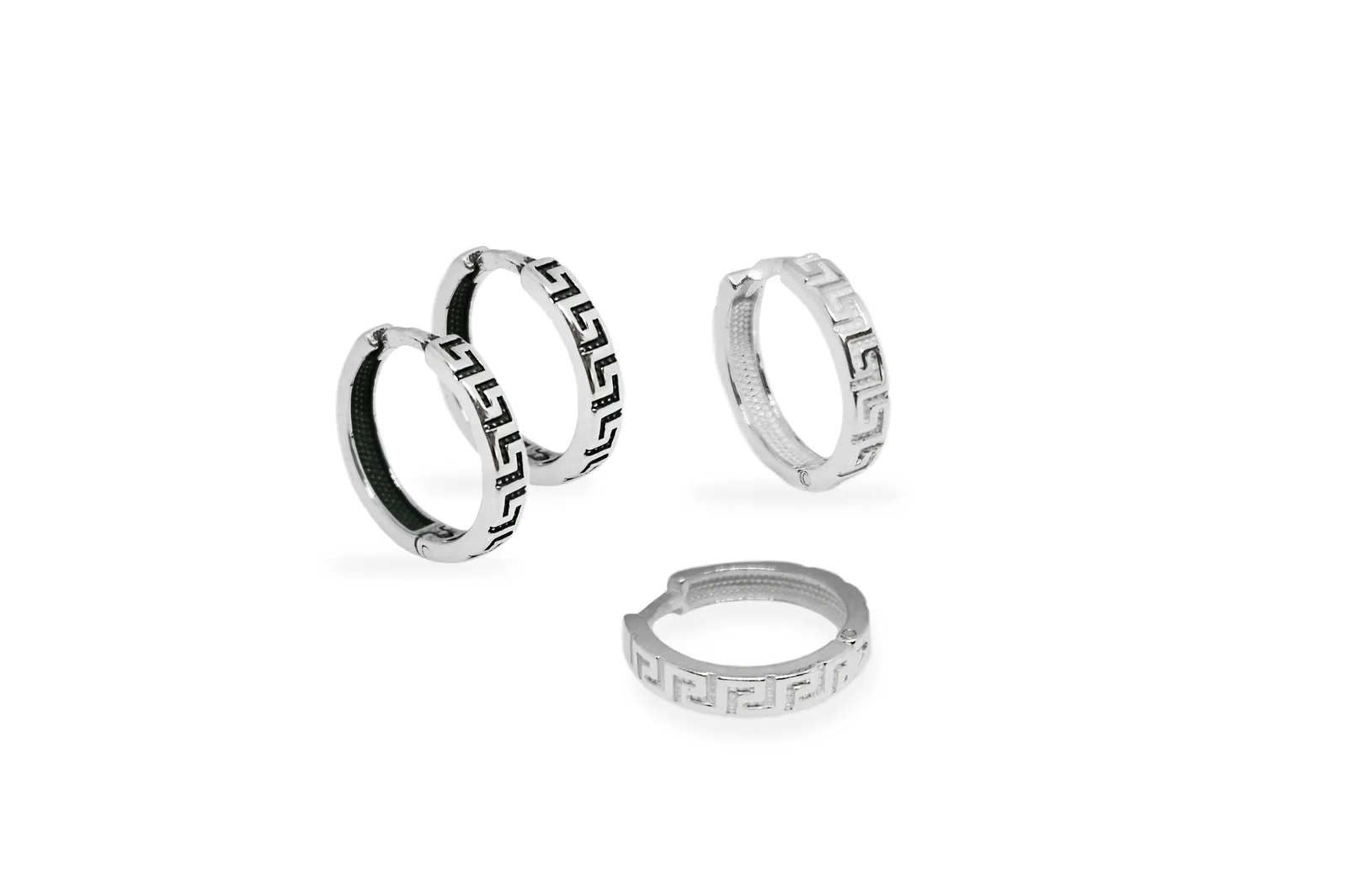 Silver hoops - Ornament