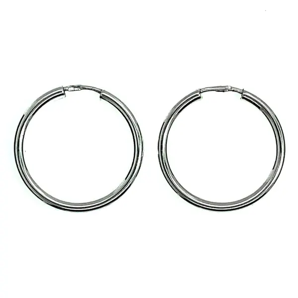 20mm Sterling Silver Hoop Earrings