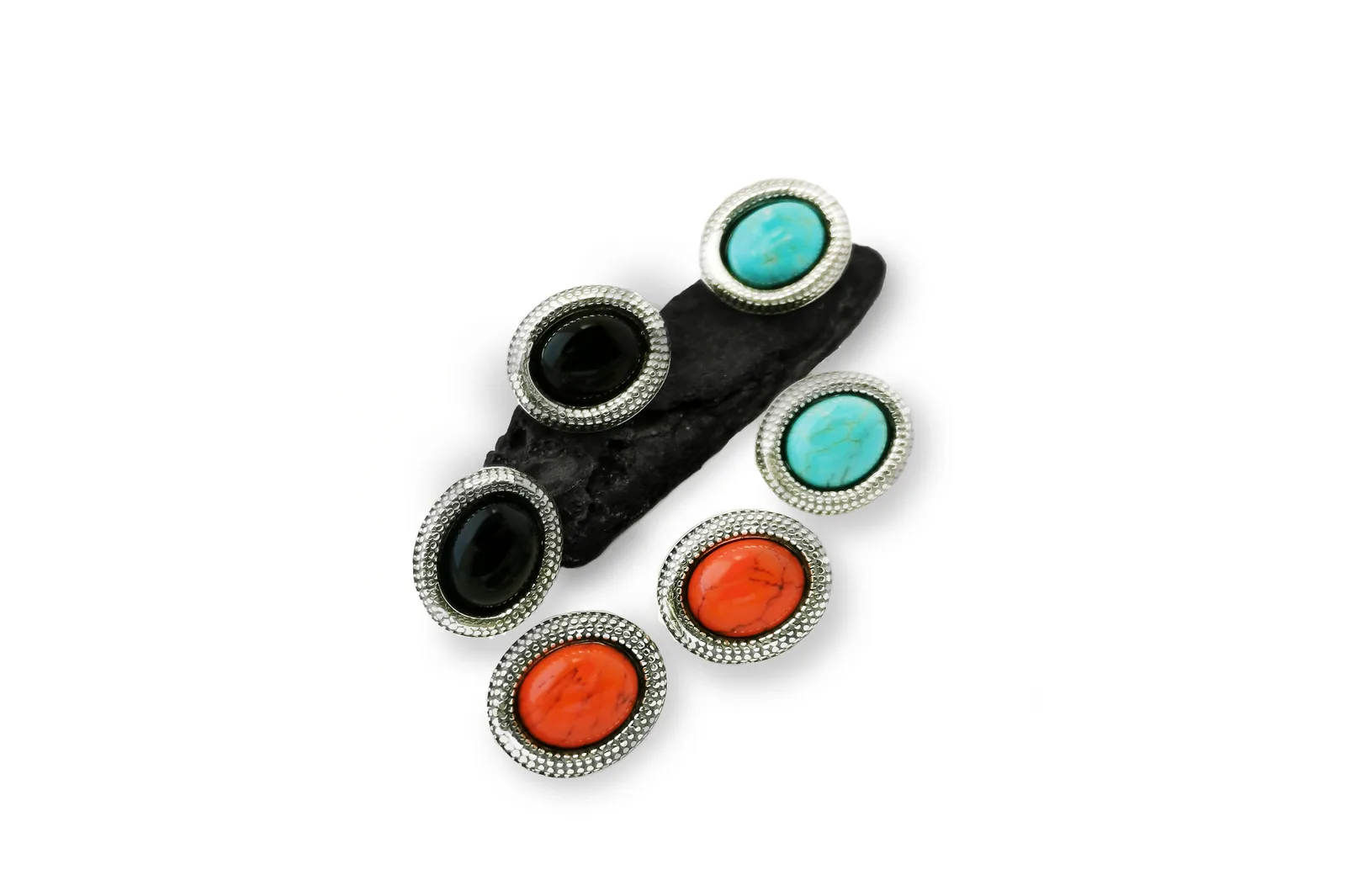 Silver earrings