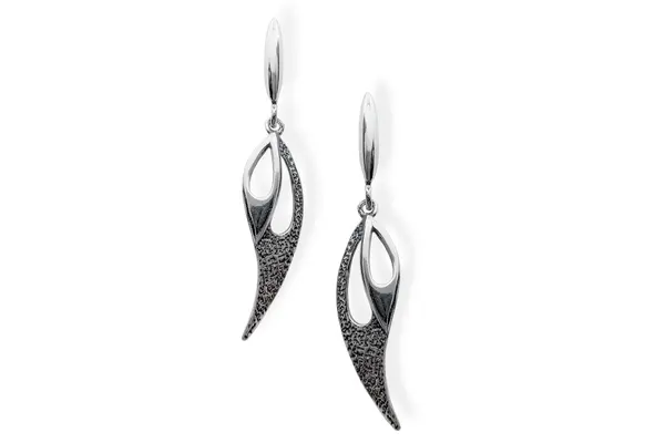 Silver earrings