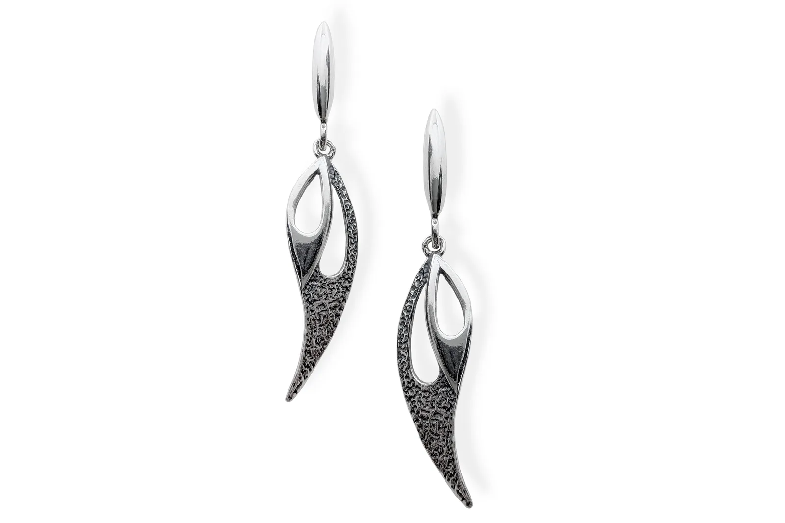 Silver earrings