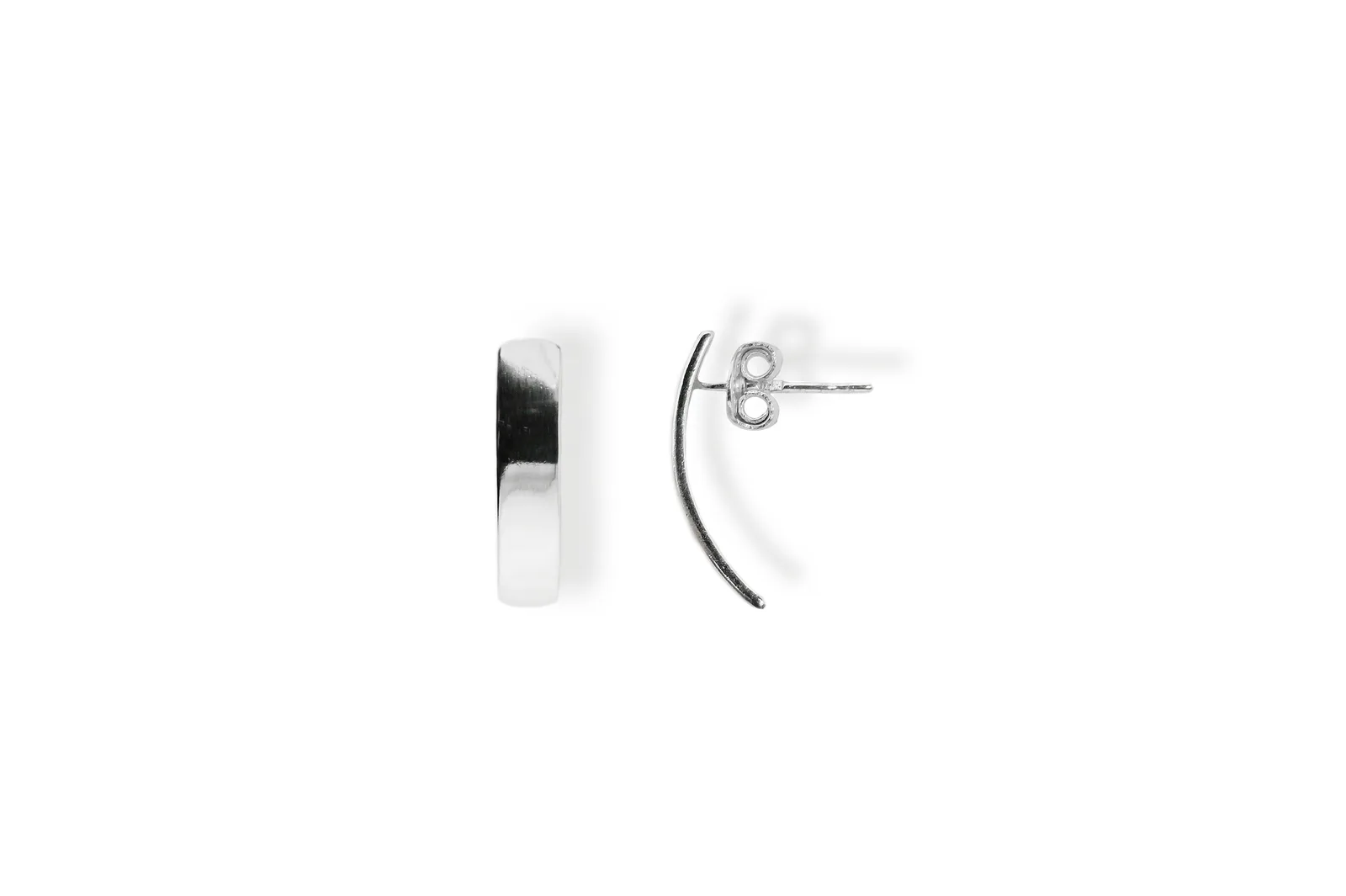 Silver earrings