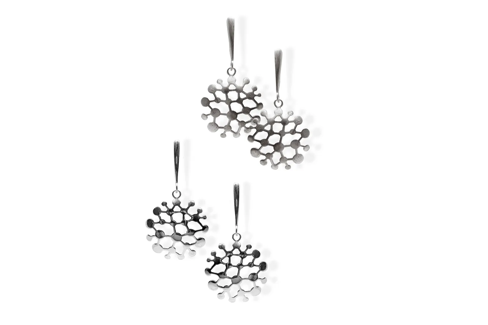 Silver earrings