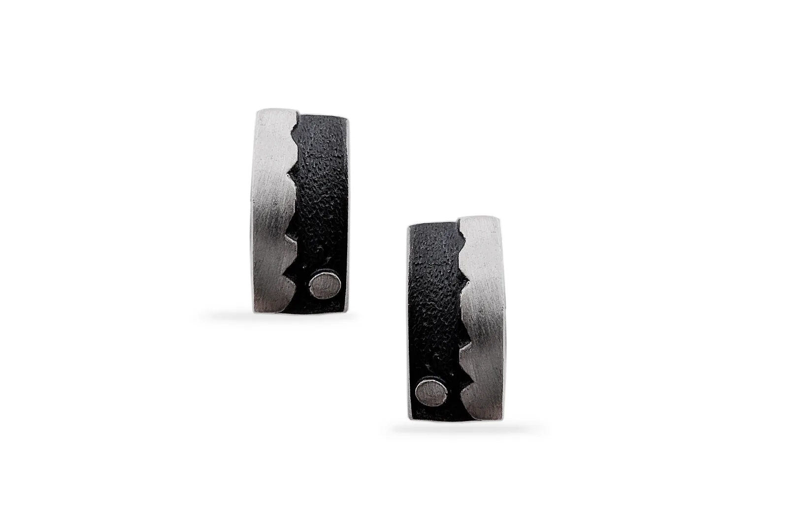 Silver earrings