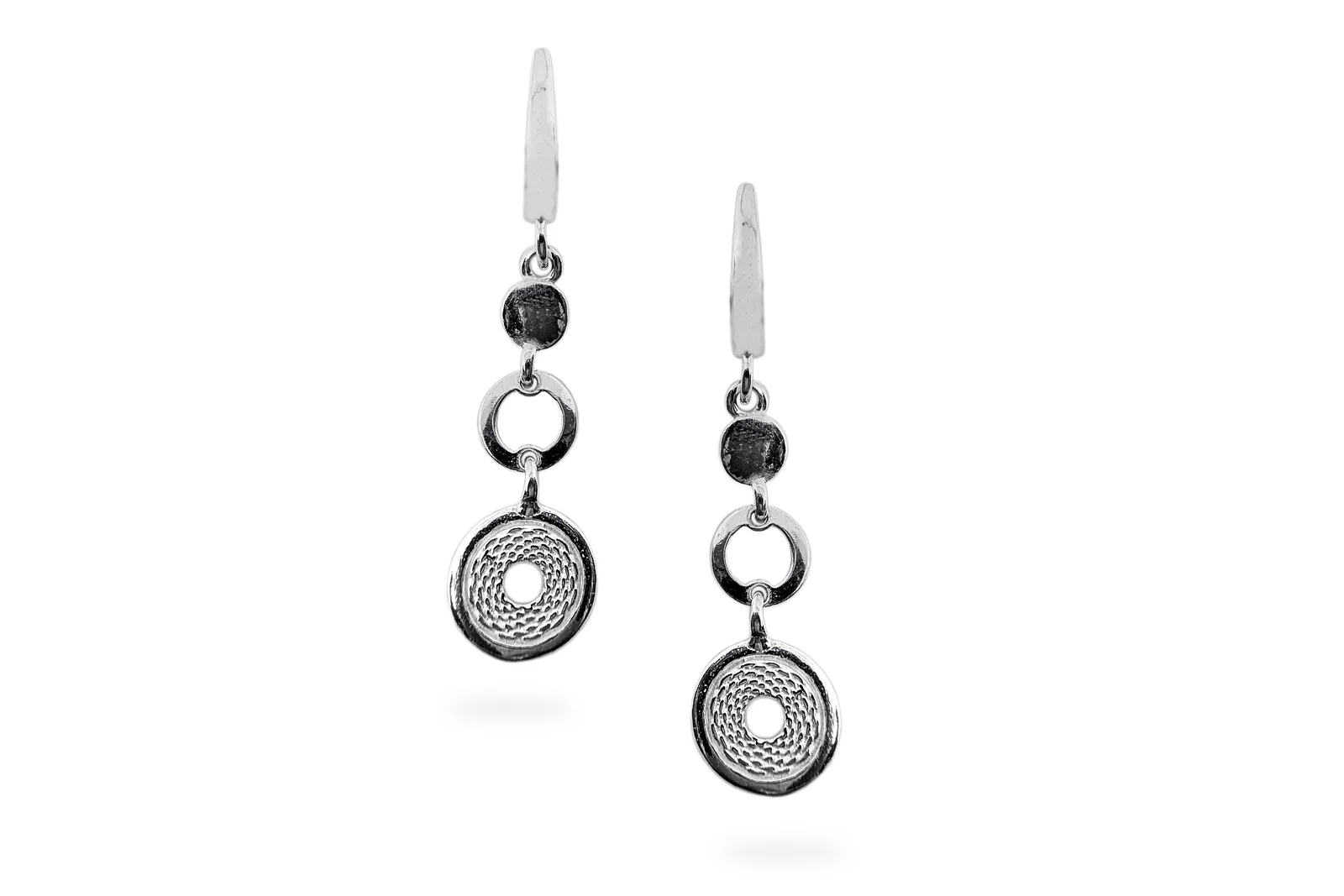Silver earrings
