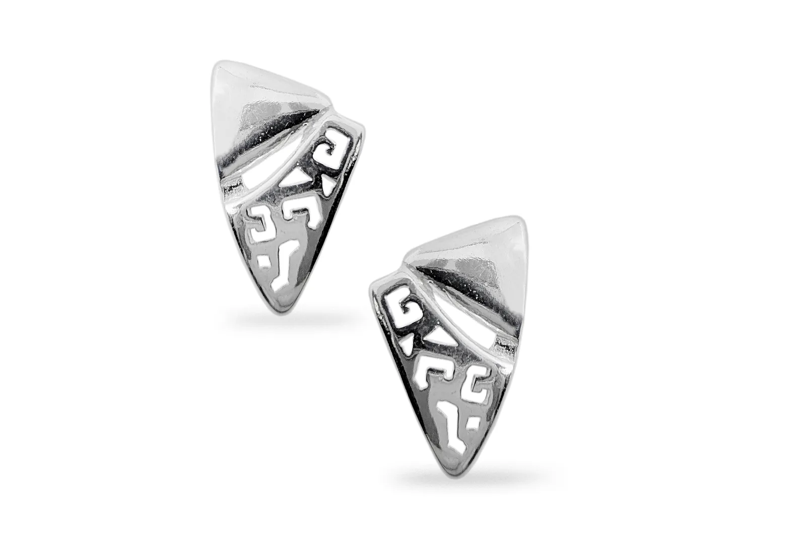 Silver earrings