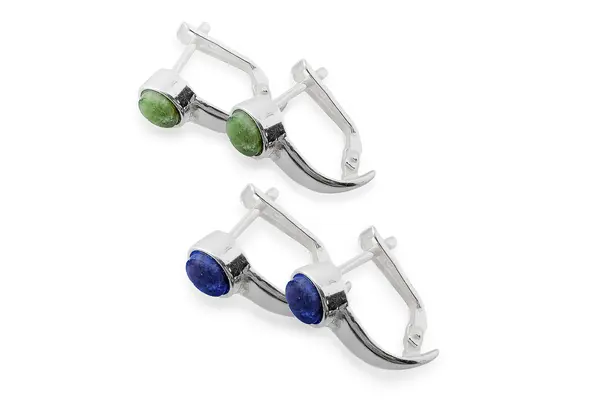 Silver earrings