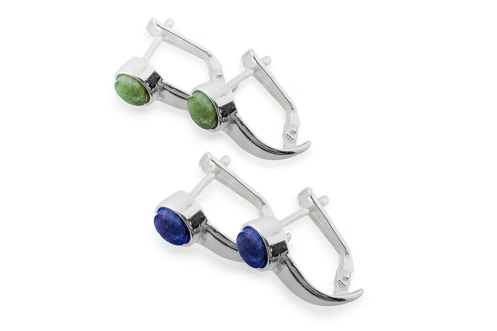 Silver earrings