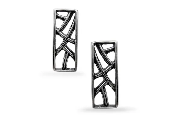 Silver earrings