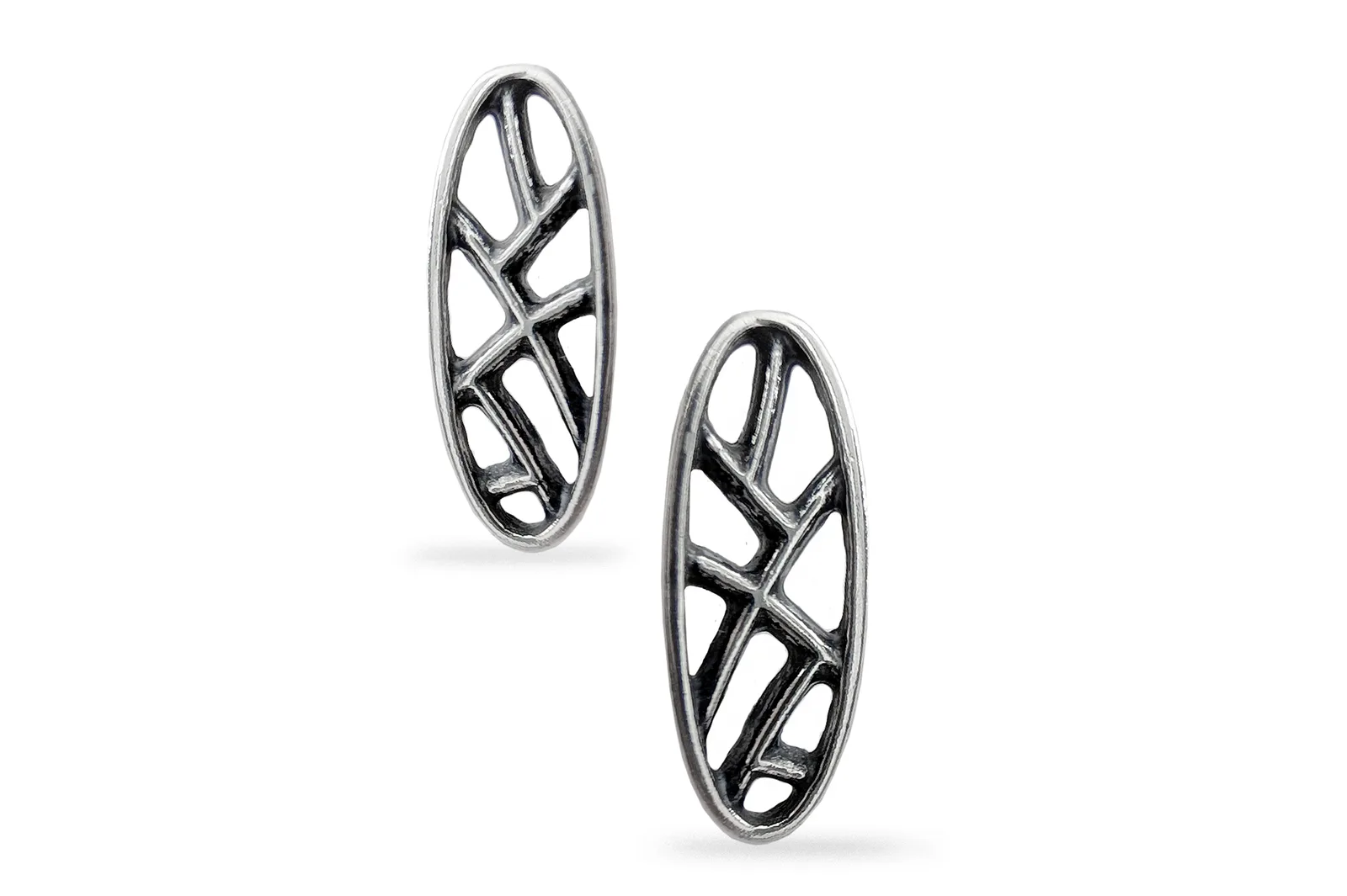 Silver earrings