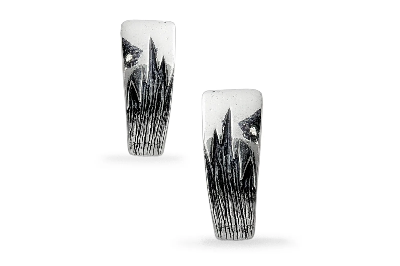 Silver earrings