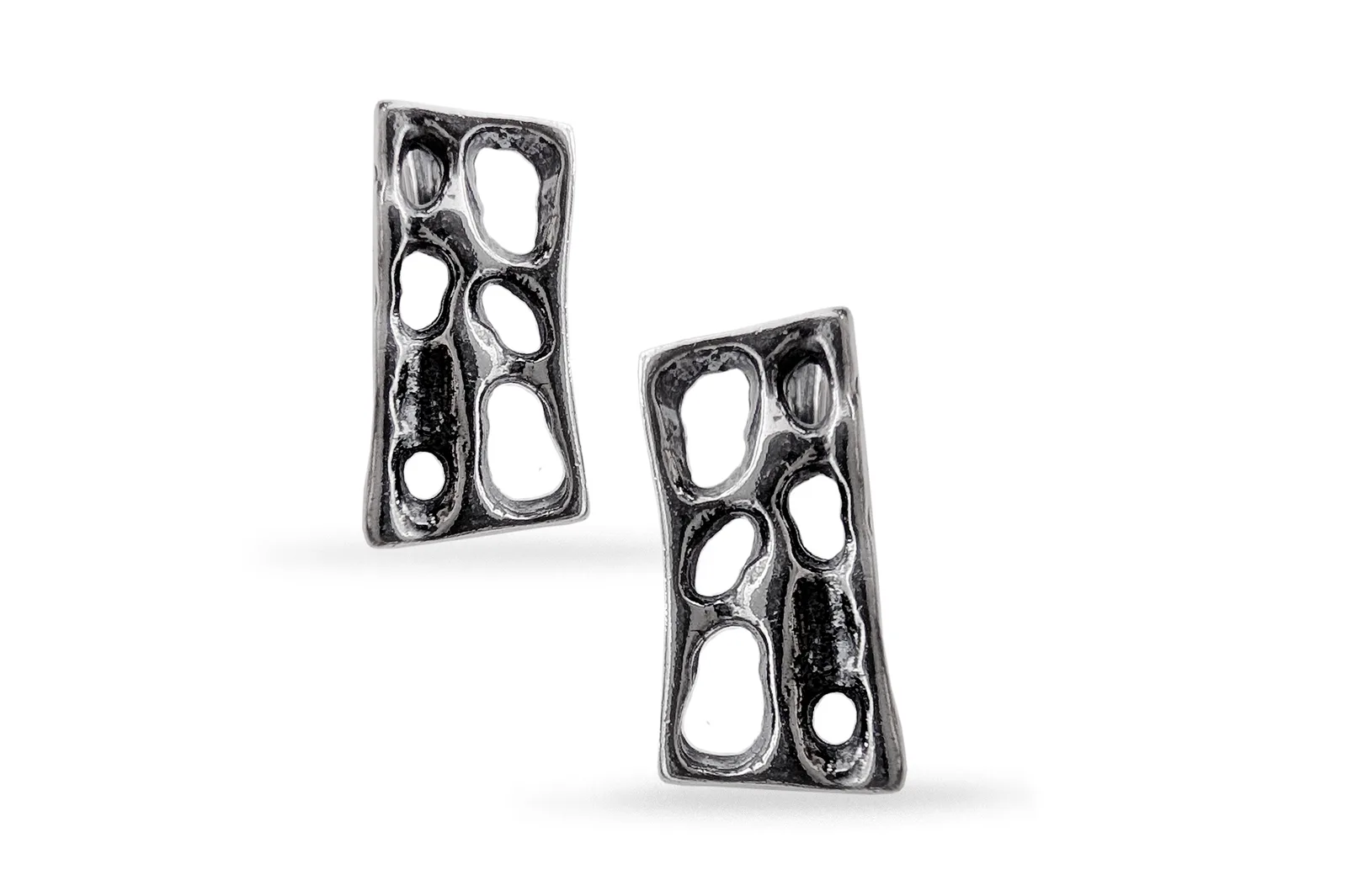 Silver earrings