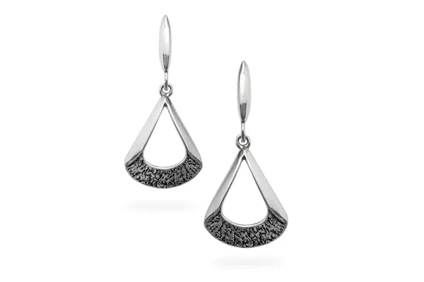 Silver earrings