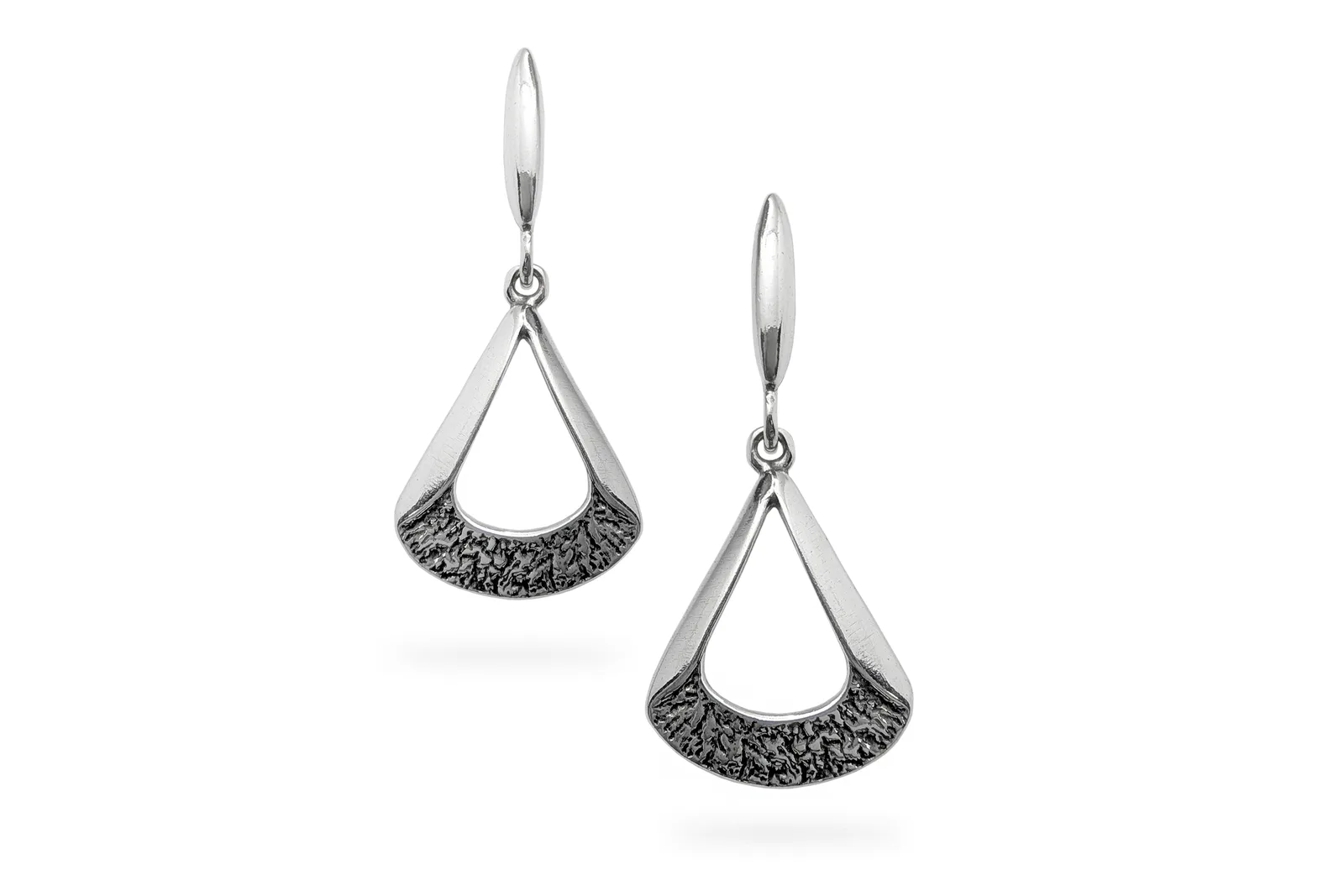Silver earrings
