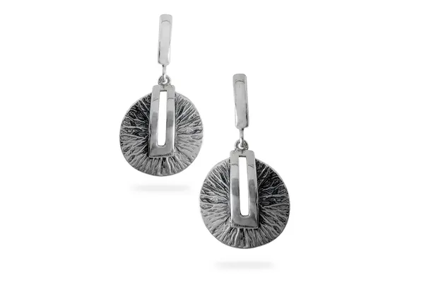 Silver earrings