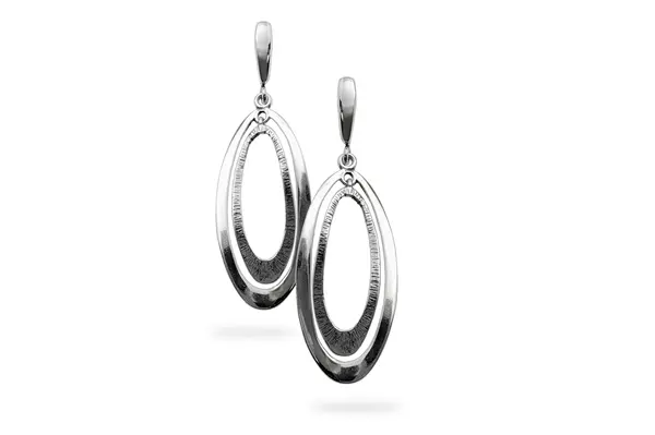Silver earrings