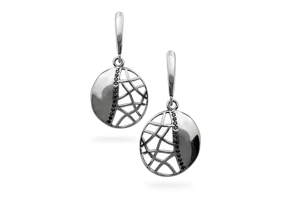 Silver earrings
