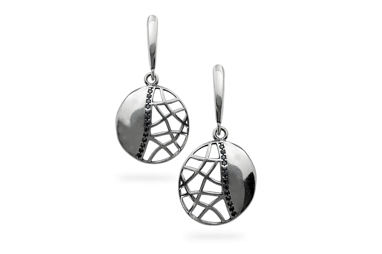 Silver earrings