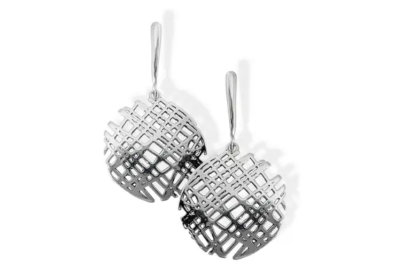 Silver earrings