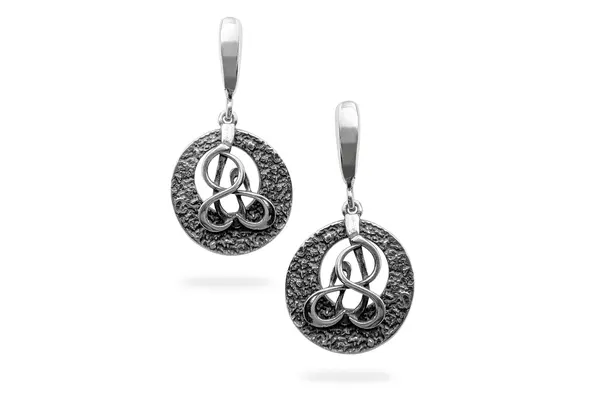 Silver earrings