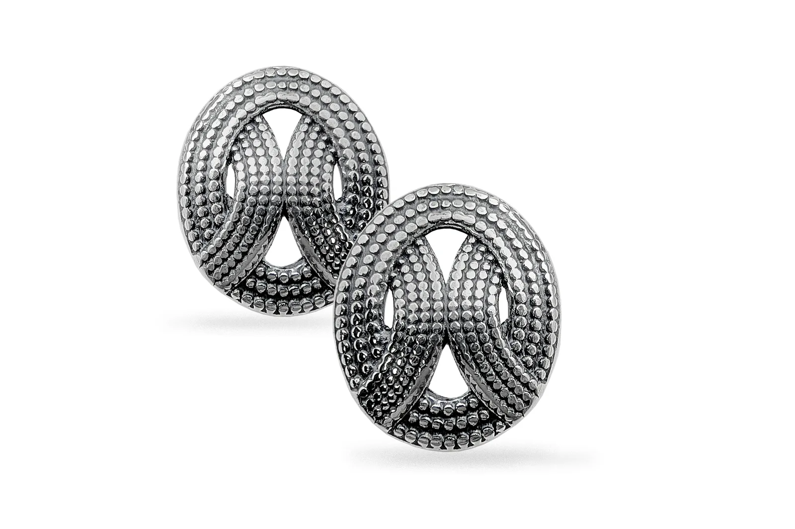 Silver earrings