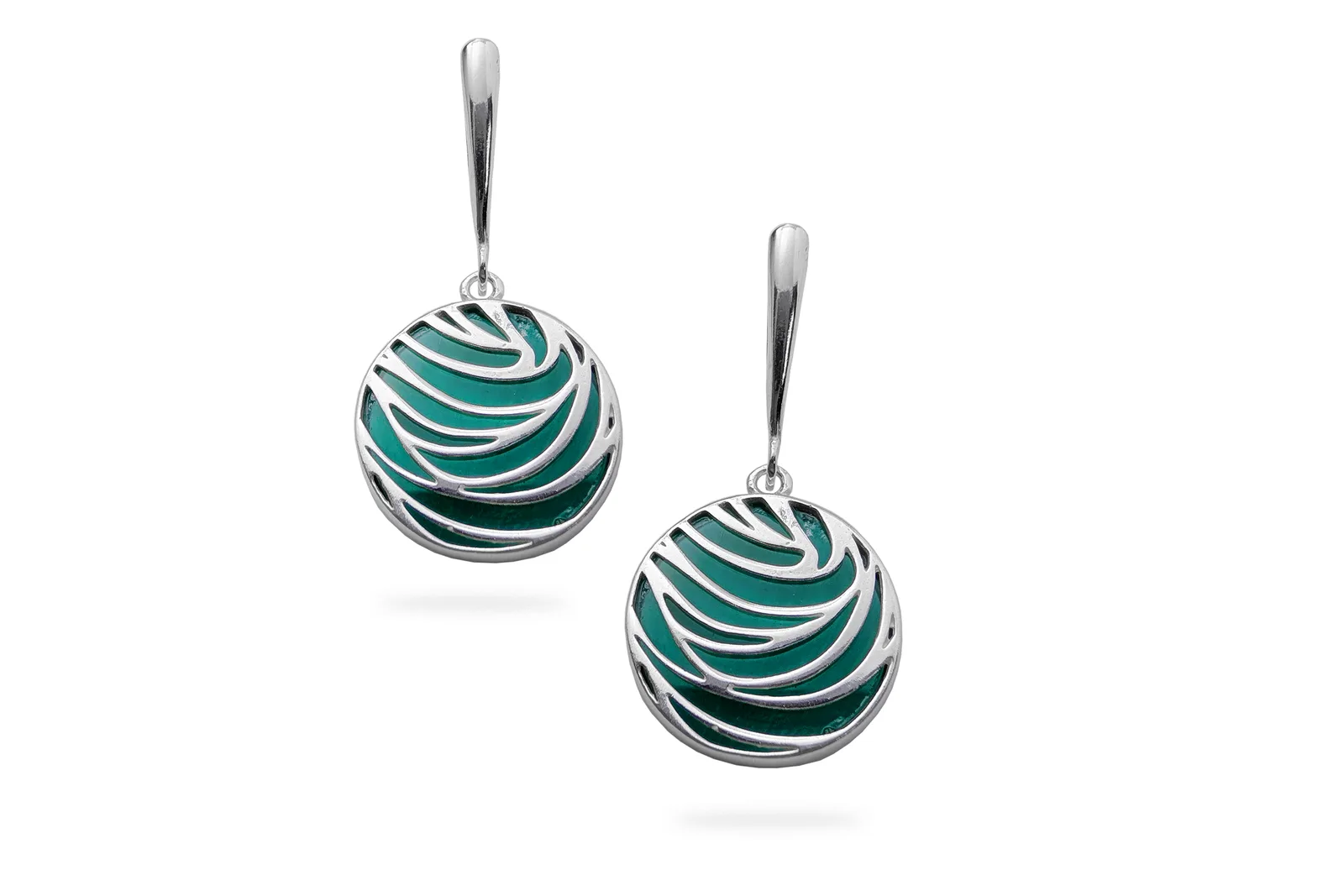 Silver earrings