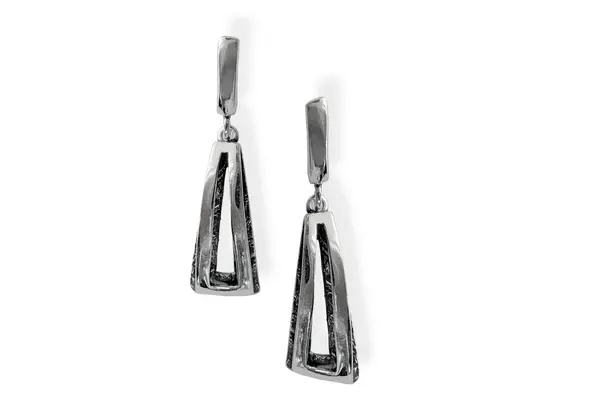 Silver earrings