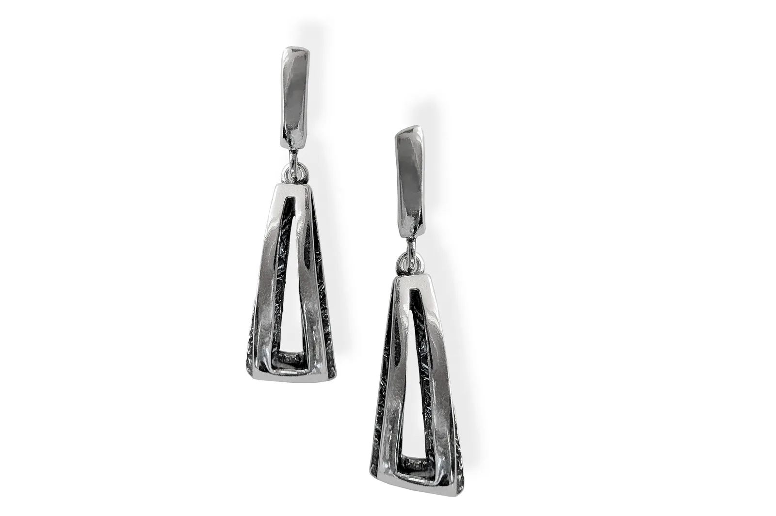 Silver earrings