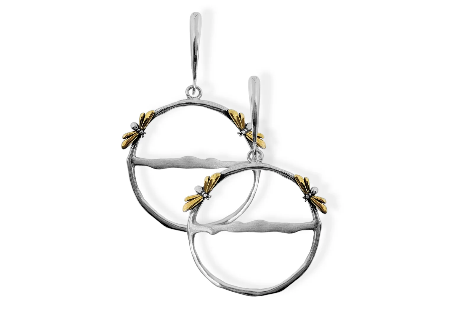 Silver earrings - Bees