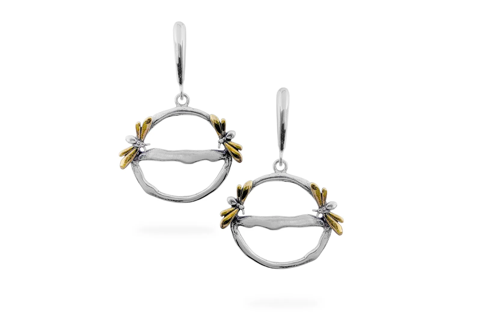 Silver earrings - Bees