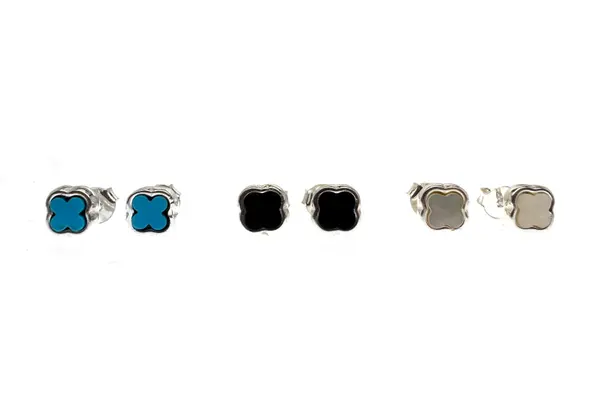 Silver earrings - Shamrocks AU3771800160