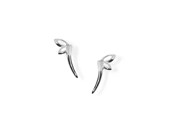 Silver earrings - Butterflies