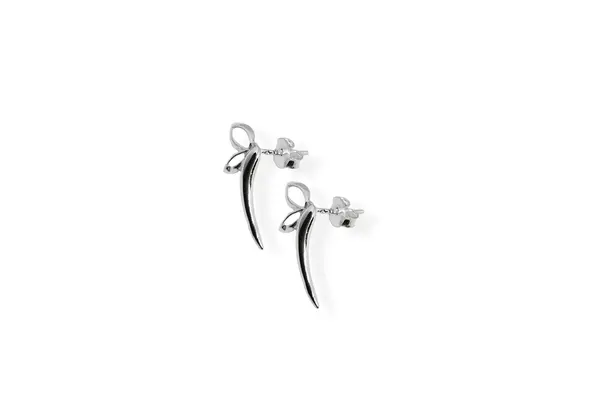 Silver earrings - Butterflies